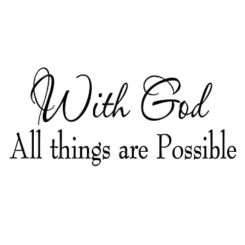 Image result for with god all things are possible